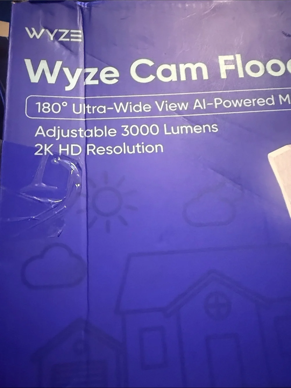 Wyze Cam Floodlight Pro – White Outdoor Security Light with Camera